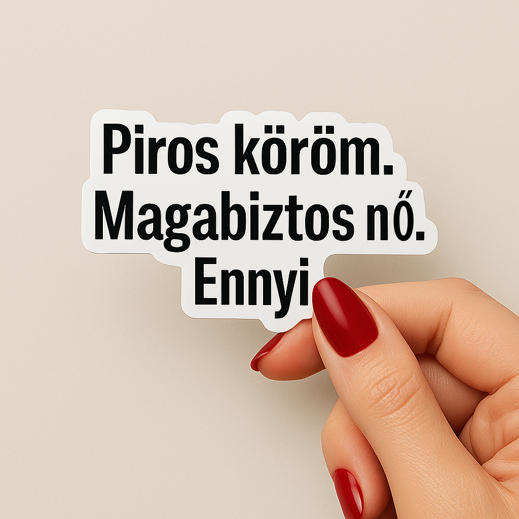 Tükörmatrica - Magabiztos Nő